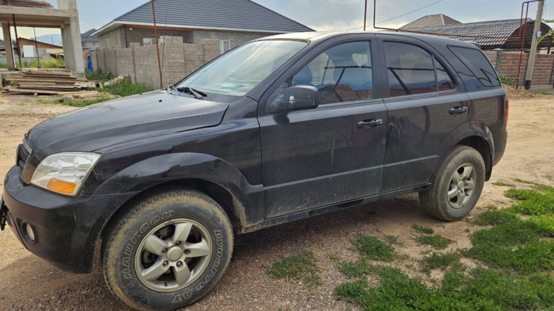 KIA Sorento 2007, қара, VIN: KNAJC525875776010