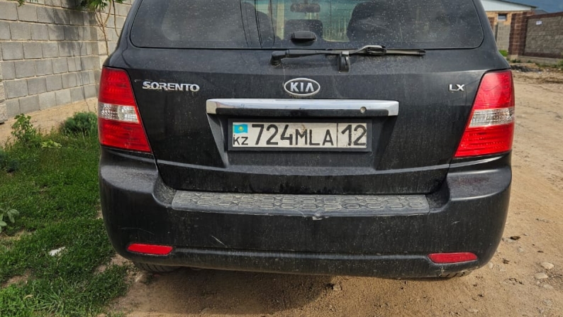KIA Sorento 2007, қара, VIN: KNAJC525875776010