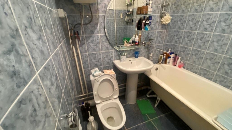 Үш бөлмелі пәтер жалпы ауданы 69,70 ш.м