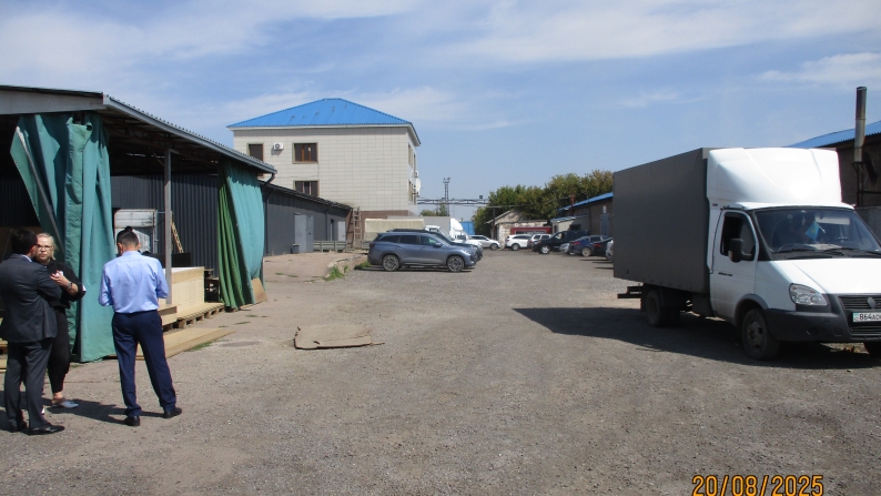 Ғимараттар кешені және теміржол торабы бар жер учаскесі